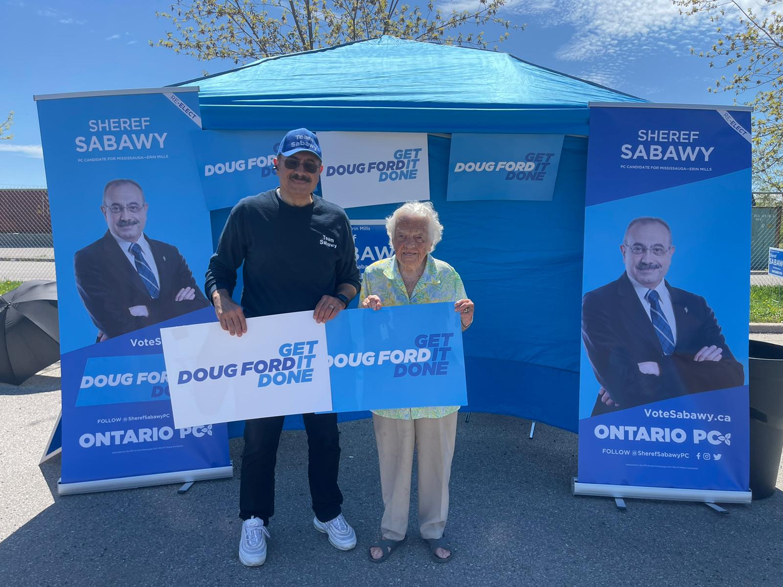 Hazel McCallion Endorses Sheref Sabawy and the Ontario PCs